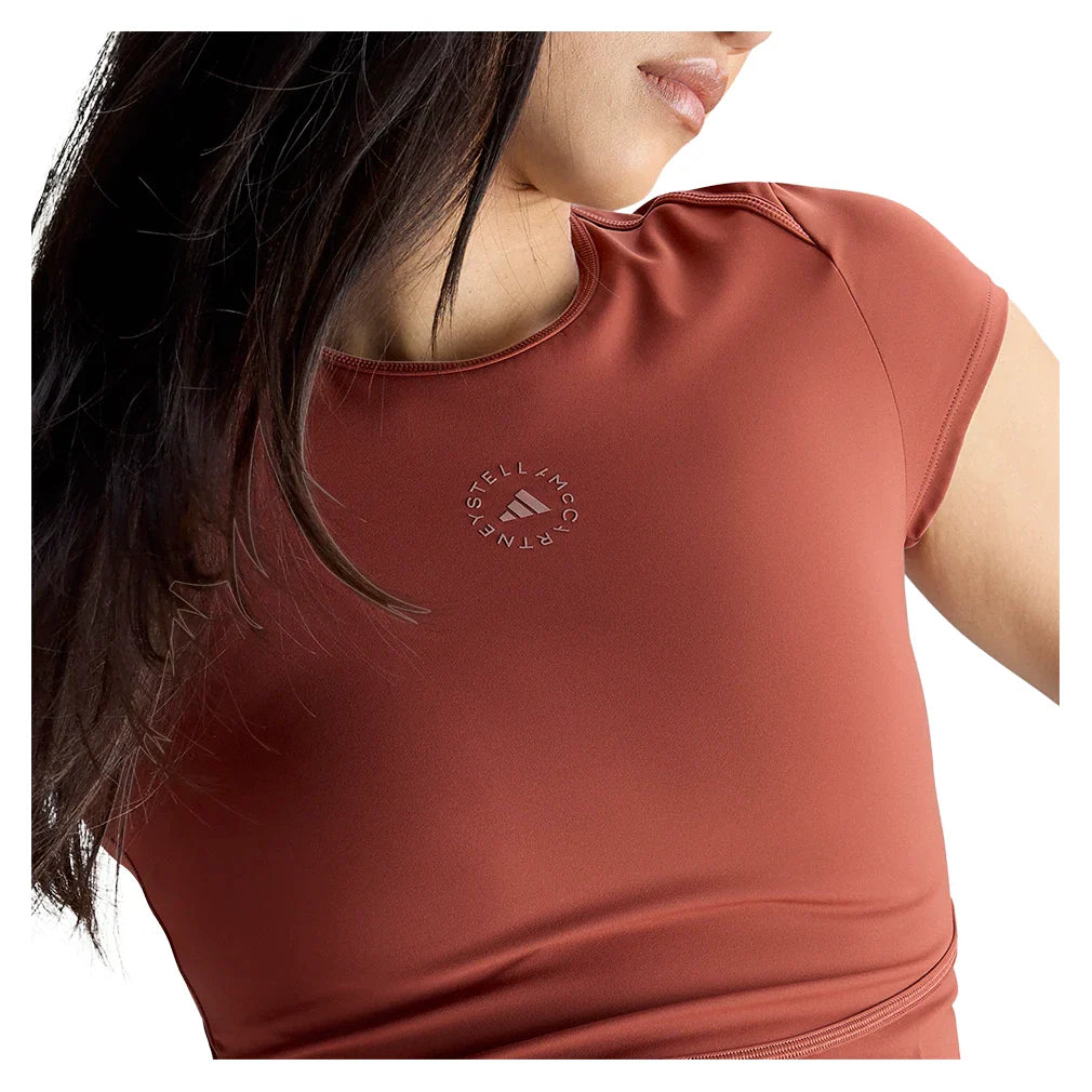 Women's Stella McCartney True Purpose Training Tee Burnt Sienna
