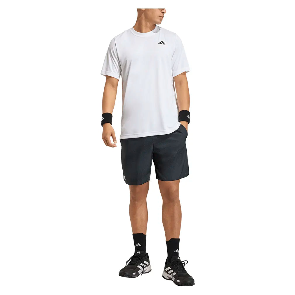 Men's Club Graphic 7 Inch Tennis Shorts Carbon
