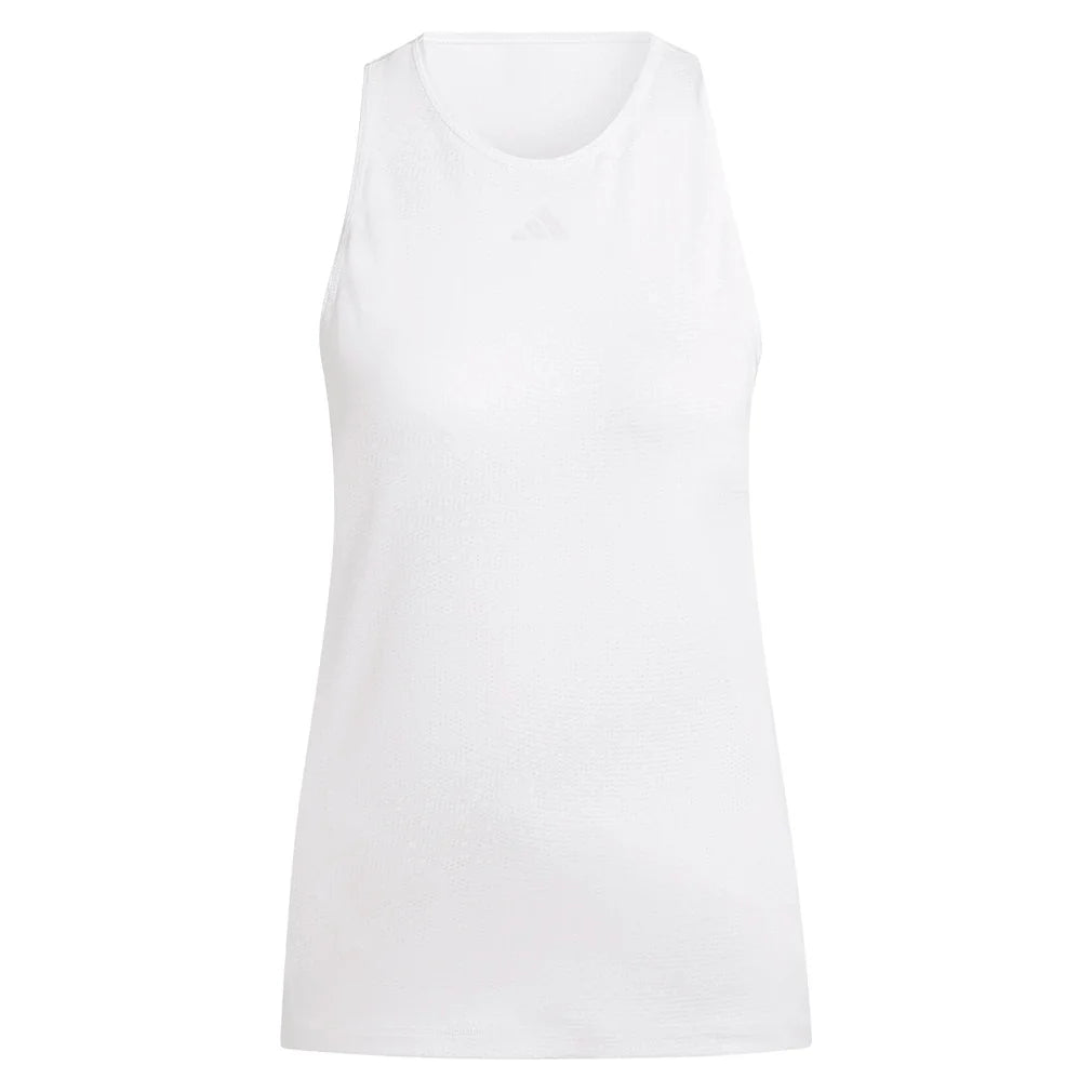 Women's Club Graph Tennis Tank White-Apparel-Adidas-JZ4914-S26-Tennis Express