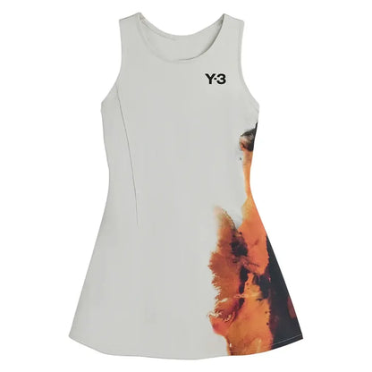 Girls' Y-3 Tennis Dress Orbit Grey-Apparel-Adidas-KA0601-H25-Tennis Express