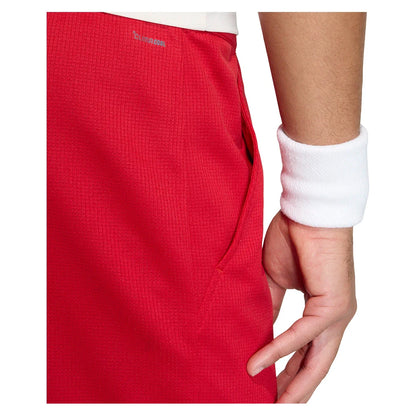 Men's Heritage 9 Inch Tennis Shorts Power Red