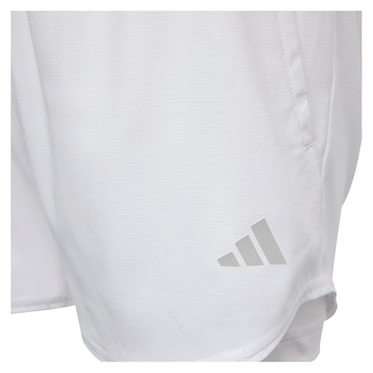 Girls' Club Tennis Short White