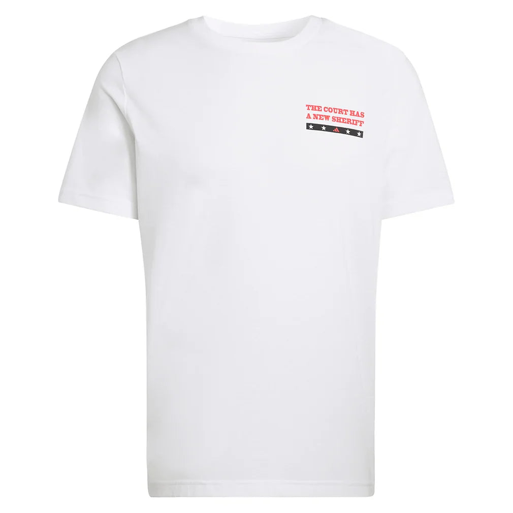 Men's Padel Wanted Graphic Tennis Tee White-Apparel-Adidas-KB9433_1-676811Tennis Express