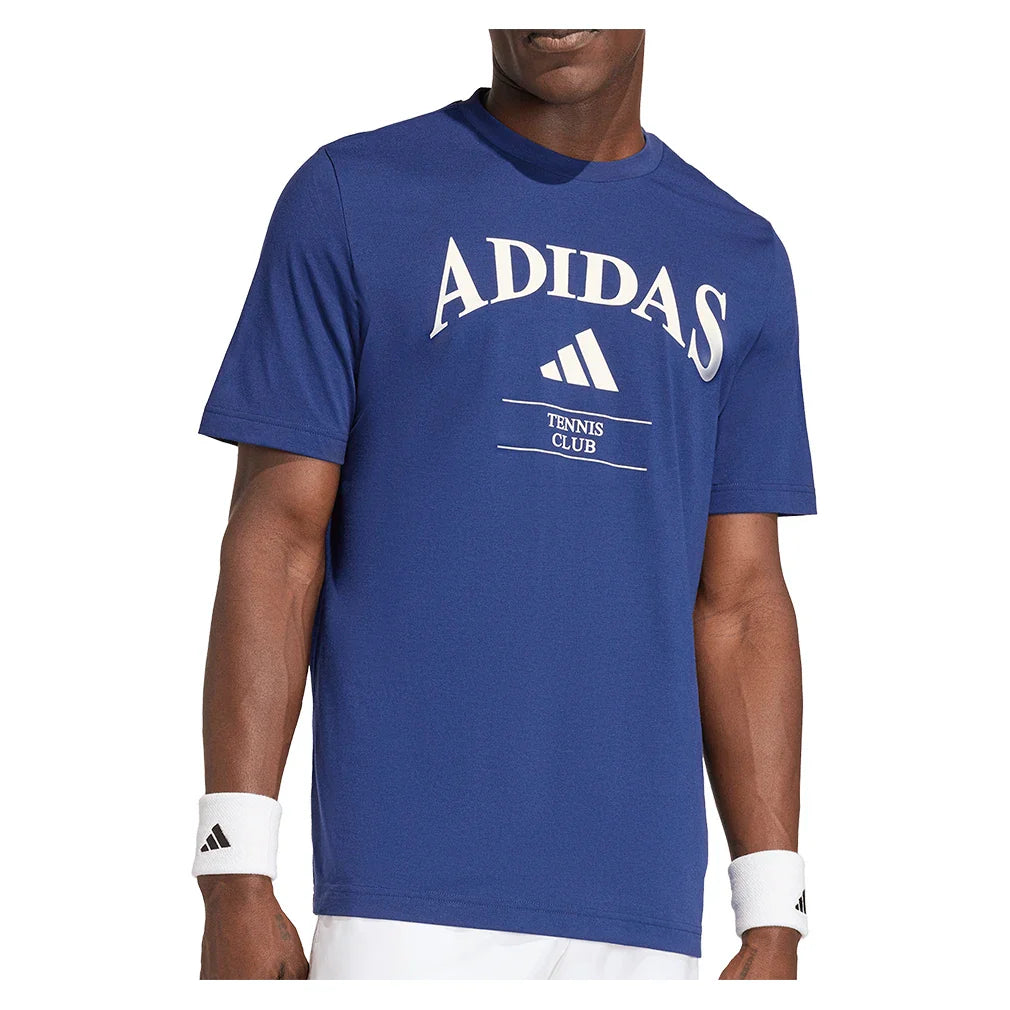 Men's Heritage Graphic Tennis Top Dark Blue
