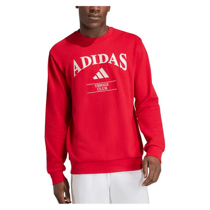Men's Heritage Longsleeve Graphic Tennis Top Power Red