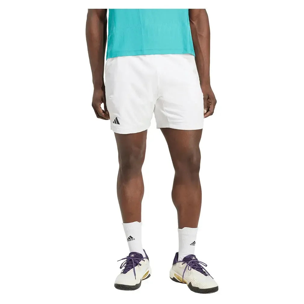 Men's Ergo 7 Inch Tennis Shorts White