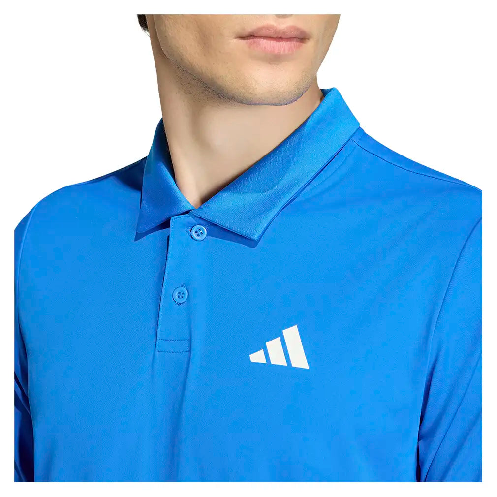 Men's Club 3 Stripe Tennis Polo Glory Blue