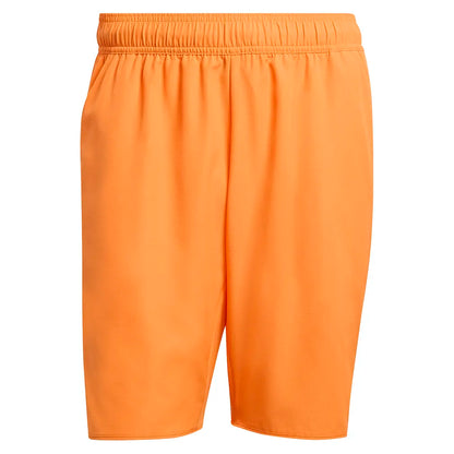 Men's Club 9 Inch Tennis Short Pure Orange-Apparel-Adidas-KB9734-1-Tennis Express