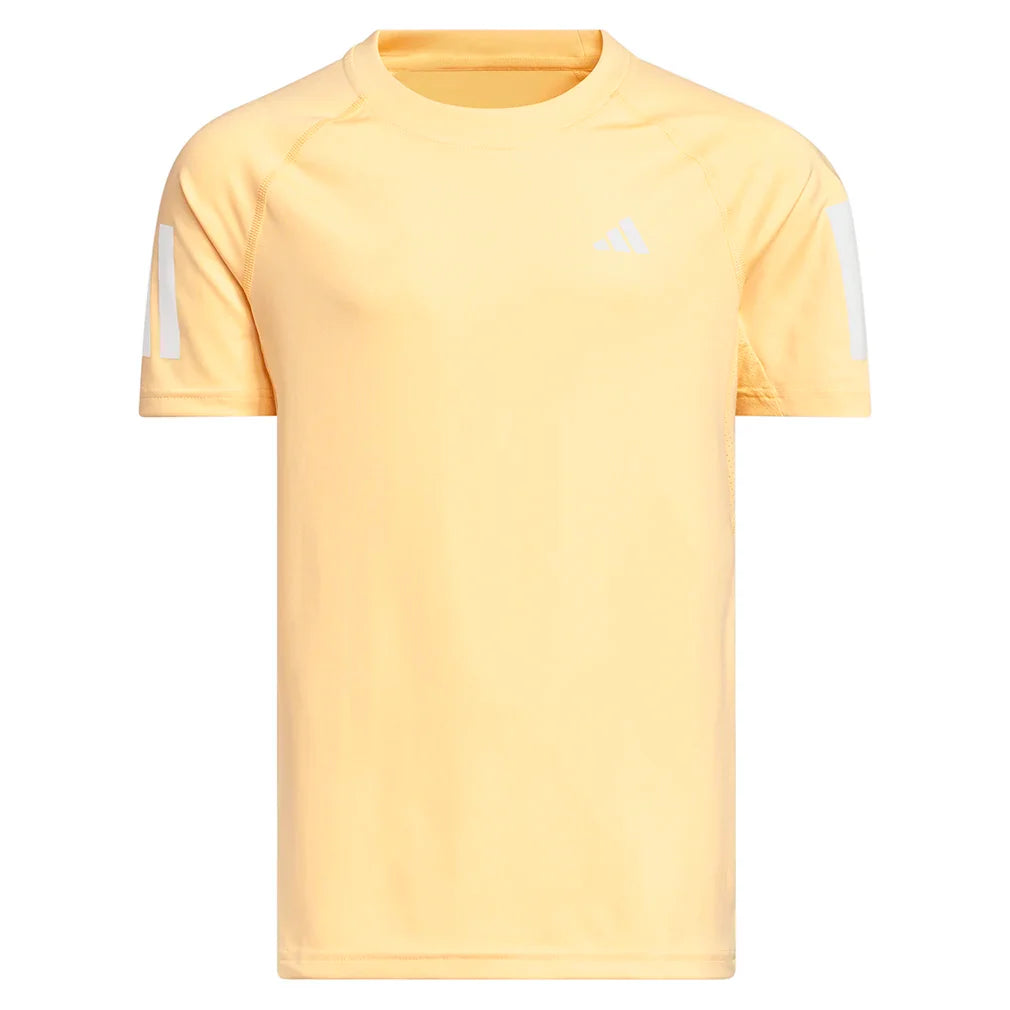 Girls' Club Tennis Tee Ice Tangerine-Apparel-Adidas-KC5523-S26-Tennis Express