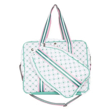 Pattern Pickleball Bag Light Pink and Green-Bags-Katydid-KDC-PBB-07-LPK-Tennis Express