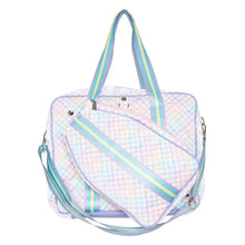 Gingham Pickleball Bag Rainbow-Bags-Katydid-KDC-PBB-08-RNB-Tennis Express