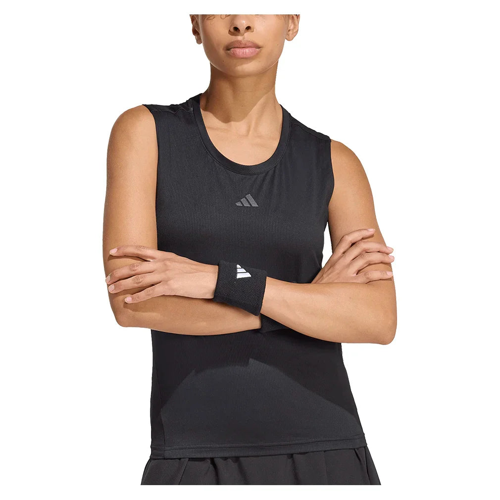 Women's Match Tennis Tank Black