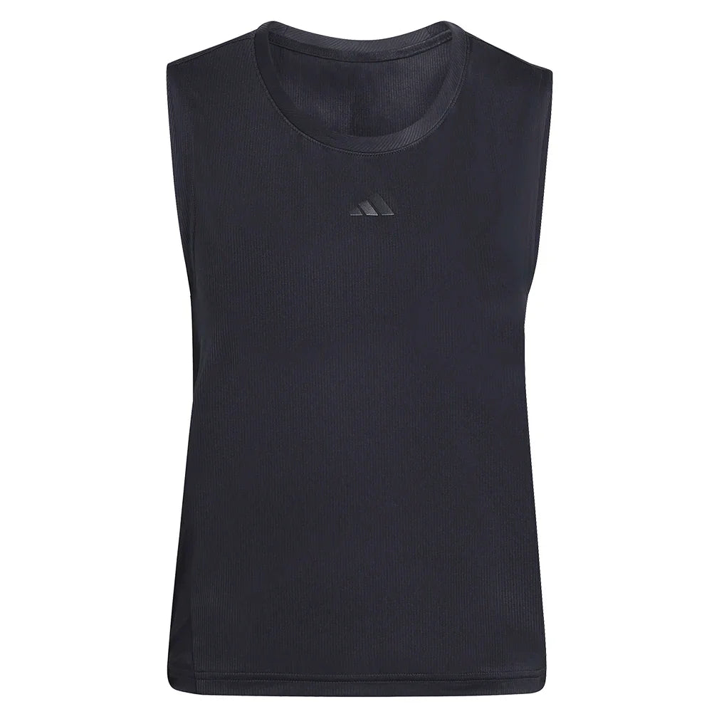 Women's Match Tennis Tank Black-Apparel-Adidas-KE6178-S26-Tennis Express