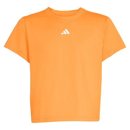 Girls' Freelift Tennis Tee Pure Orange-Apparel-Adidas-KF0724-S26-Tennis Express