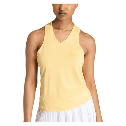 Women's Club V Tennis Tank Ice Tangerine