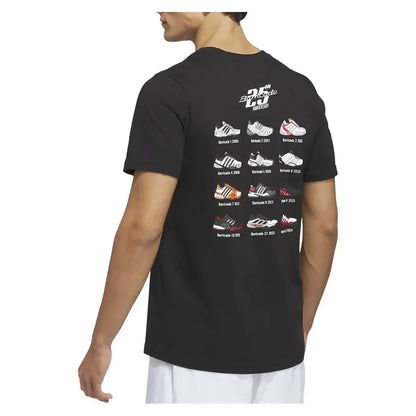 Men's Barricade Tennis T-Shirt Black