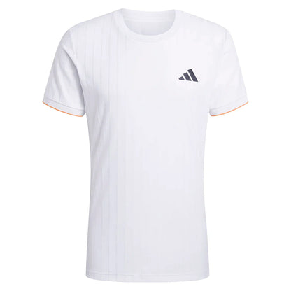 Men's Melbourne Freelift Pro Tennis Tee White-Apparel-Adidas-KG6054-S26-1-676243Tennis Express