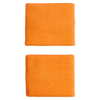 Tennis Wristbands S Pure Orange and White