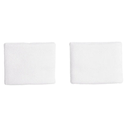 Tennis Wristbands S White and Pure Orange