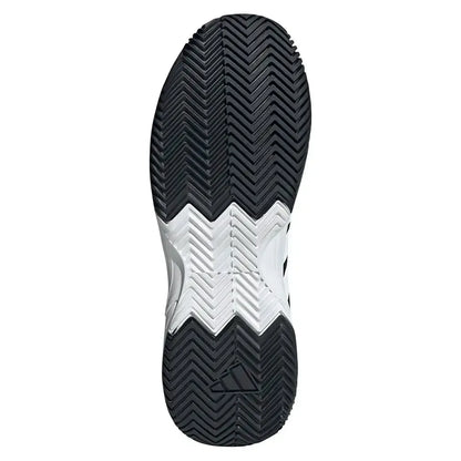 Men's GameCourt 2 Tennis Shoes Core Black and Silver Metallic