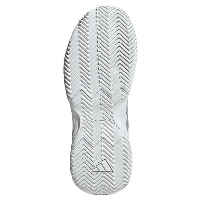 Women's GameCourt 2 Tennis Shoes Core White and Silver Metallic