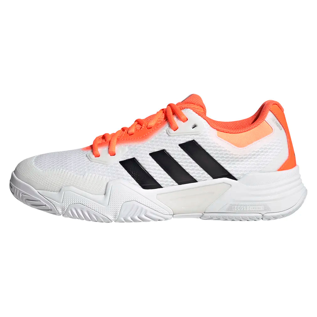 Men's Solematch Control 2 Tennis Shoes Core White and Lucid Orange