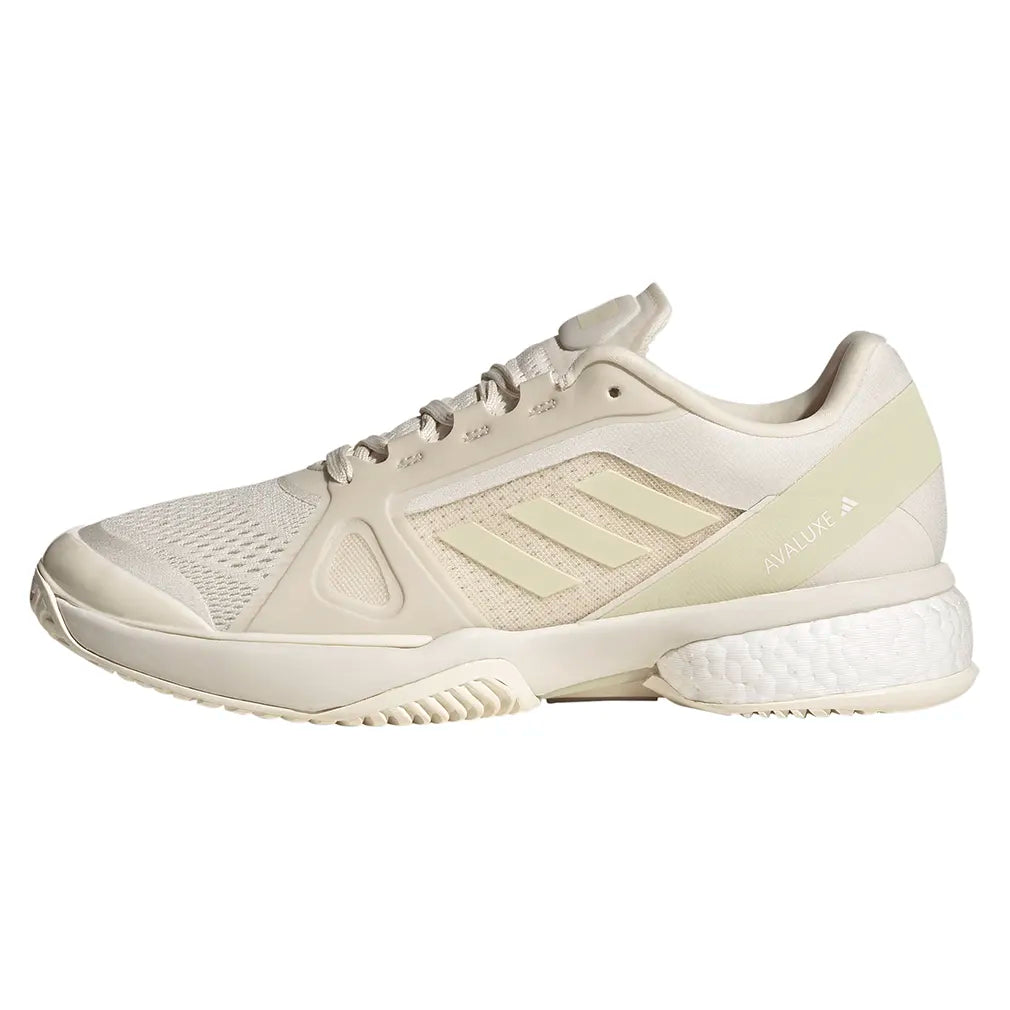 Women's Avaluxe Tennis Shoes Chalk White and Ice Gold Metallic