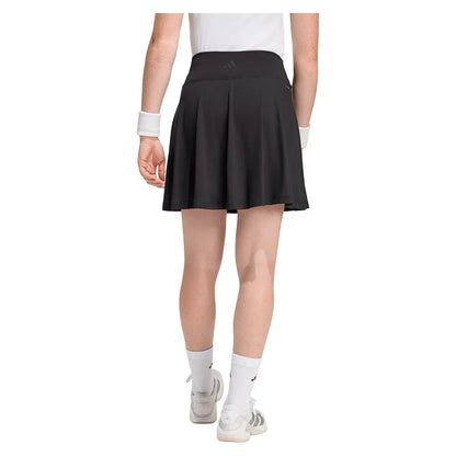 Women's Club Long Tennis Skort Black