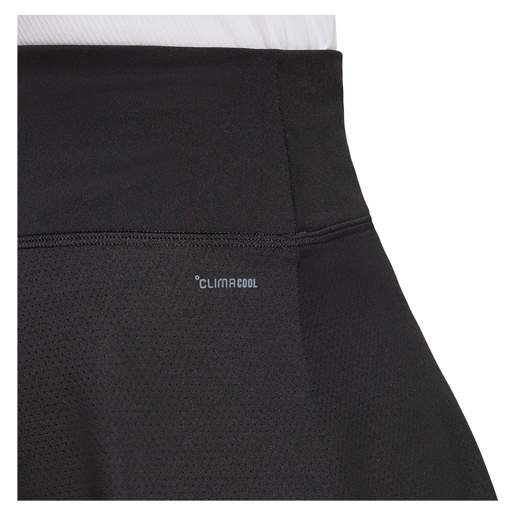 Women's Club Long Tennis Skort Black