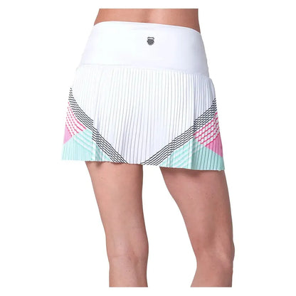 Women's Pleated 14.5 Inch Tennis Skort Techno Pink