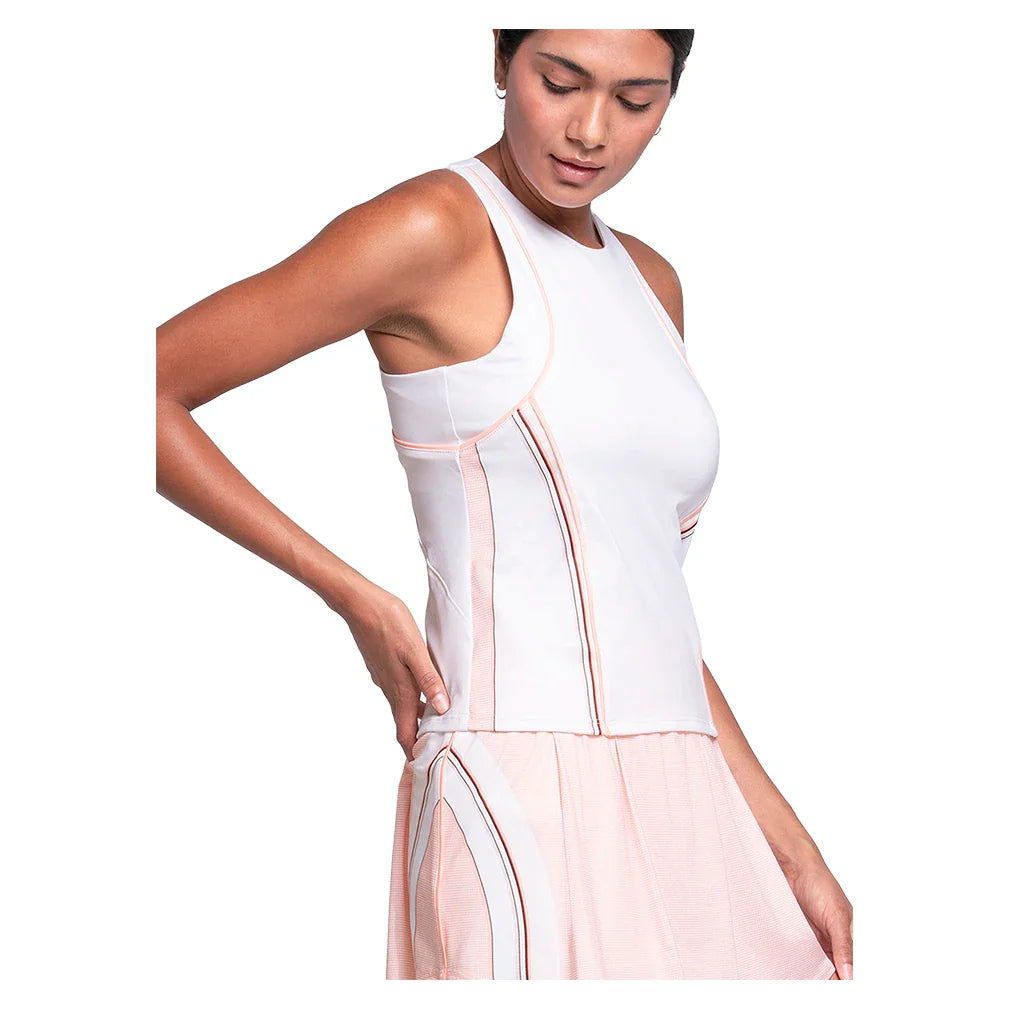 Women's Inline Tennis Tank Peach Frost