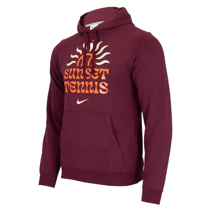 Men's Club Fleece PO Tennis Hoodie-Apparel-Nike-M31777IW-S25-Purpule-1-[Sku]-Tennis Express