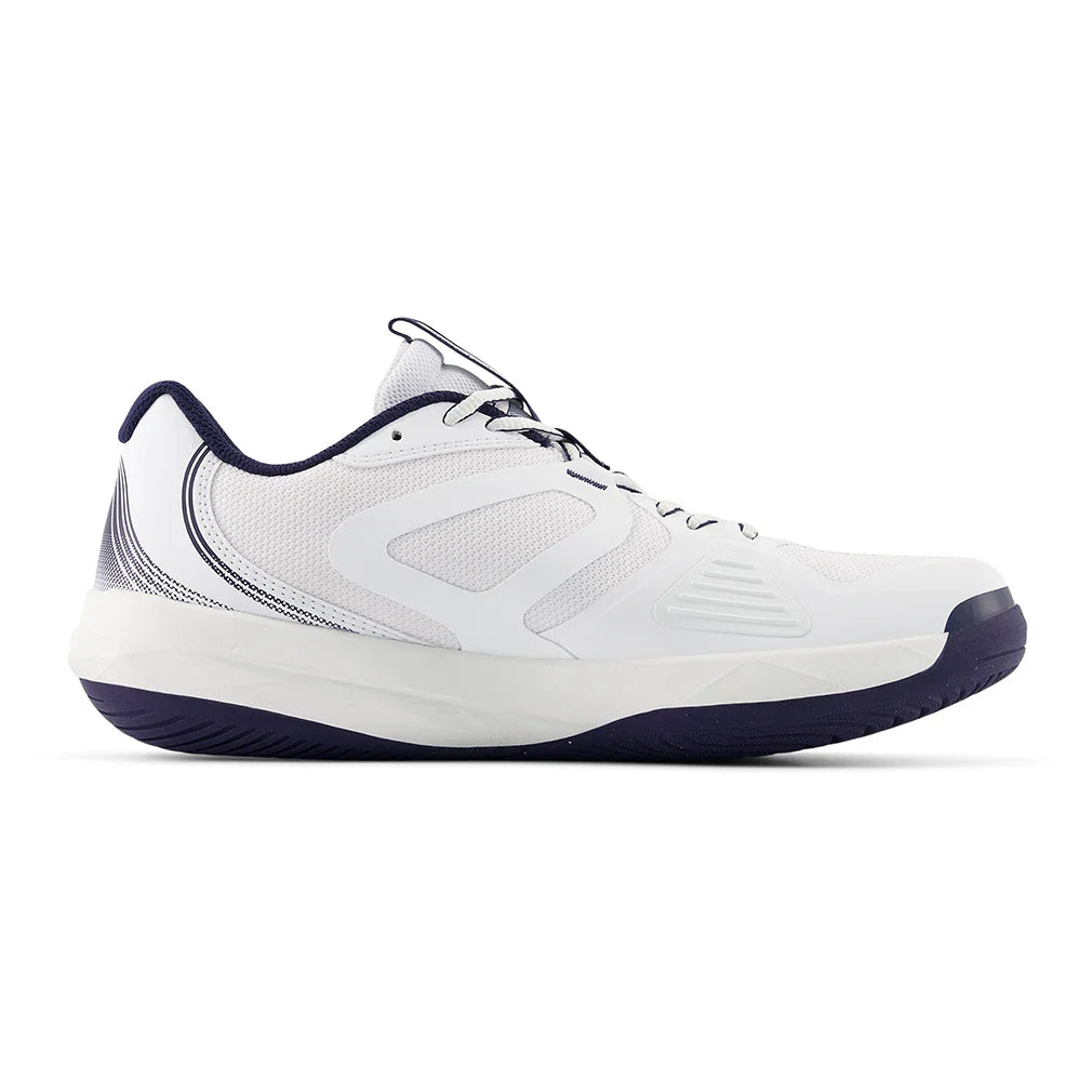Men's FuelCell 796v5 D Width Tennis Shoes NB 103 White and Team Navy