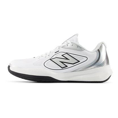 Men's FuelCell 796v5 2E Width Tennis Shoes White and Black