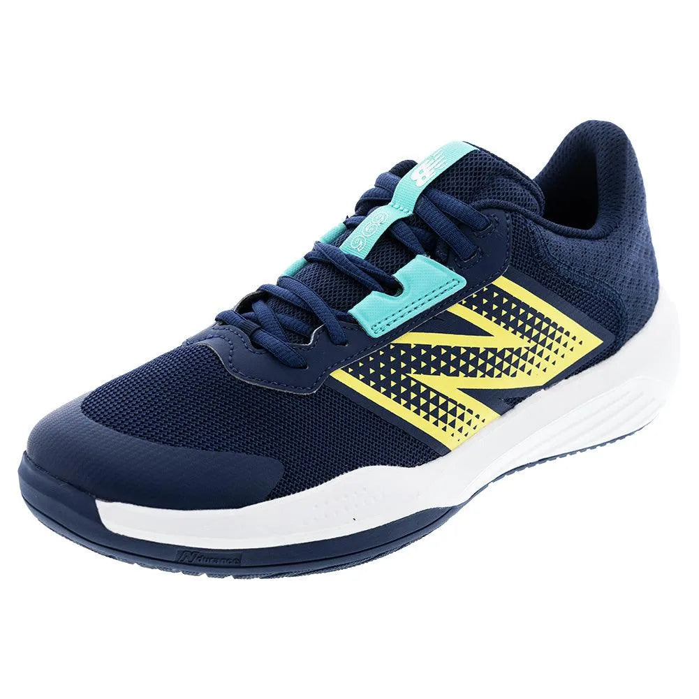 Men's 696v6 D Width Tennis Shoes White and Clementine-Footwear-New Balance-MCH696I6D-S25-Tennis Express