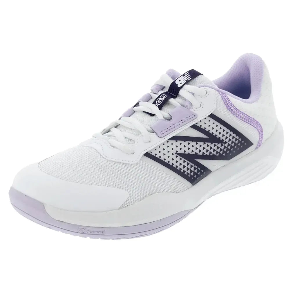 Men's 696v6 D Width Tennis Shoes White and Grey-Footwear-New Balance-MCH696O6D-F25copy-Tennis Express