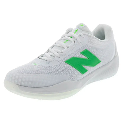 Men's FuelCell 996v6 D Width Tennis Shoes White and Green Apple-Footwear-New Balance-MCH996G6D-U25_75312ceb-52bb-403b-8048-cac9198eec60-Tennis Express