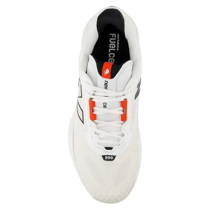 Men's FuelCell 996v6 2E Width Tennis Shoes White and Black