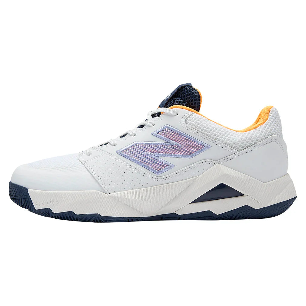 Men's Delray D Width Tennis Shoes Apollo Gold and Boysenberry