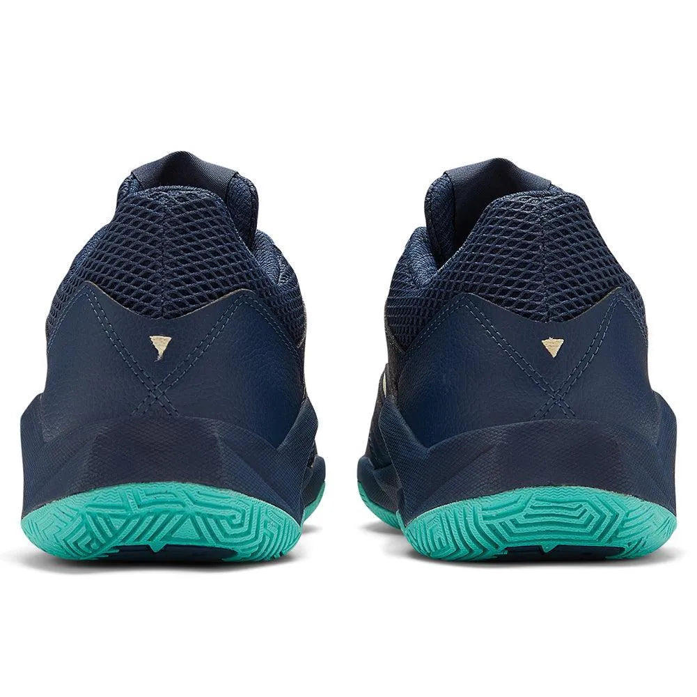 Men's FuelCell Delray 2E Width Tennis Shoes Navy and Parchment