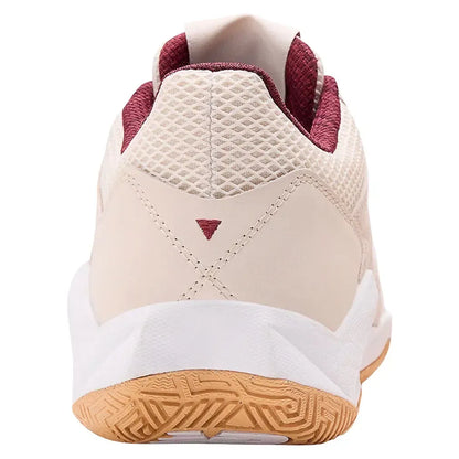 Men's Delray D Width Tennis Shoes Bisque and Monarch Burgundy