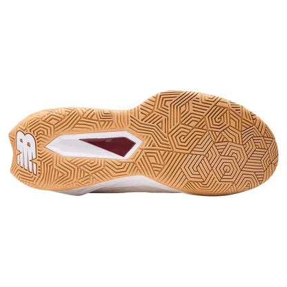 Men's Delray D Width Tennis Shoes Bisque and Monarch Burgundy