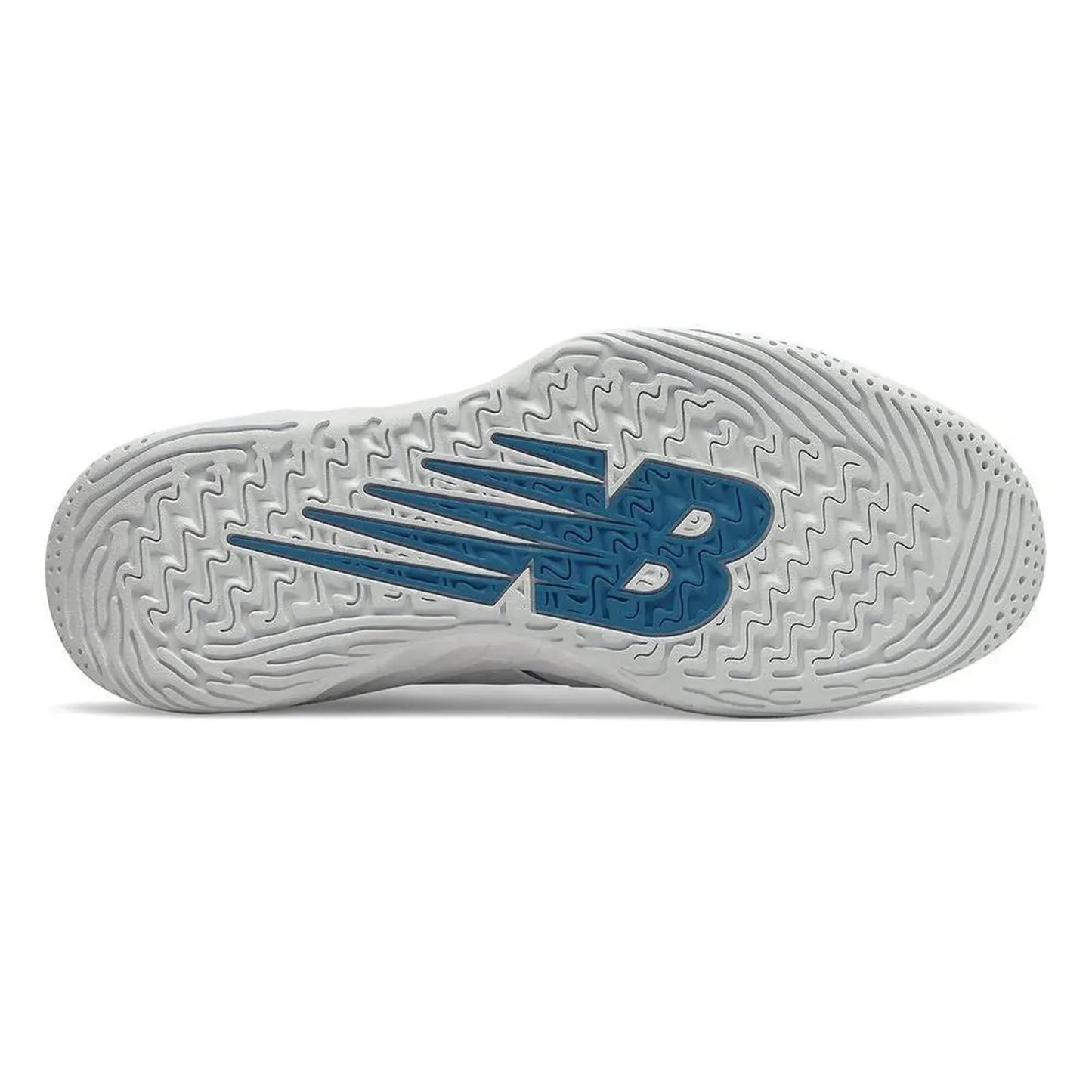 Men's Fresh Foam Lav V2 D Width Tennis Shoes White and Laser Blue