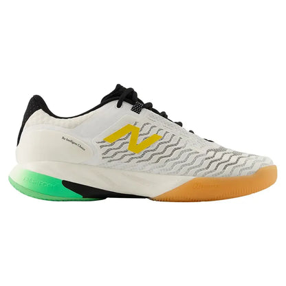 Men's Fresh Foam X CT-Rally v2 D Width Tennis Shoes White and Metallic Gold