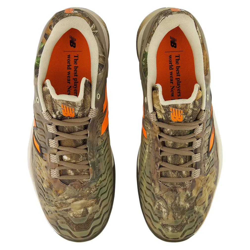 Men's Fresh Foam X CT-Rally v2 2E Width Tennis Shoes Dark Camo and Wakame