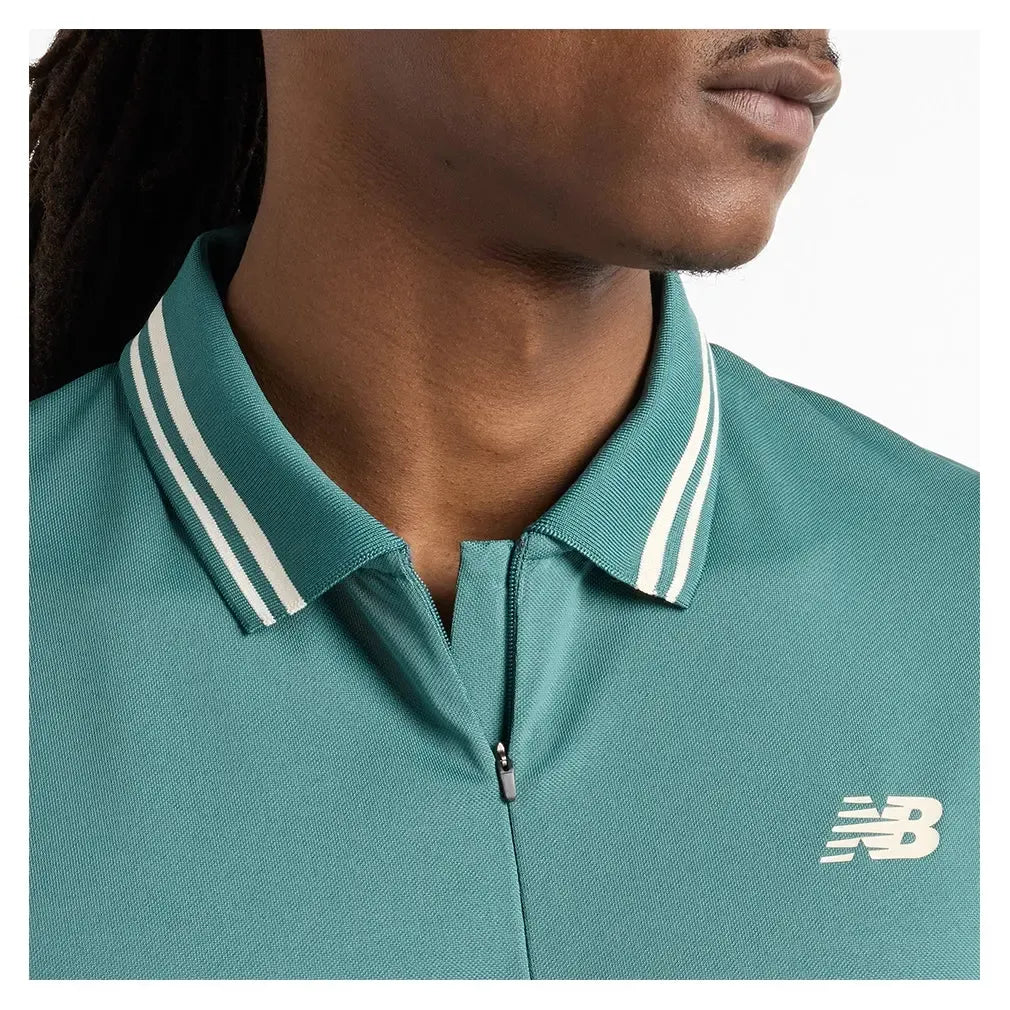 Men's Tournament Tennis Polo New Spruce