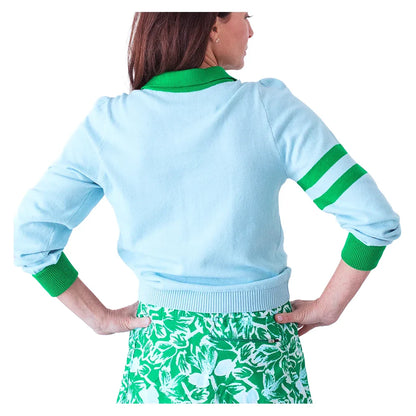 Women's Mulligan Tennis Sweater Light Blue
