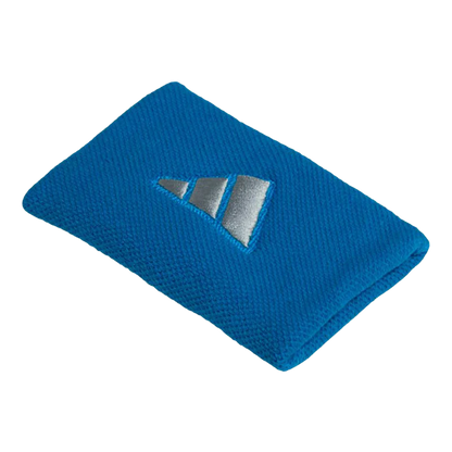 Wristband Adidas Largas Azules Logo Grande