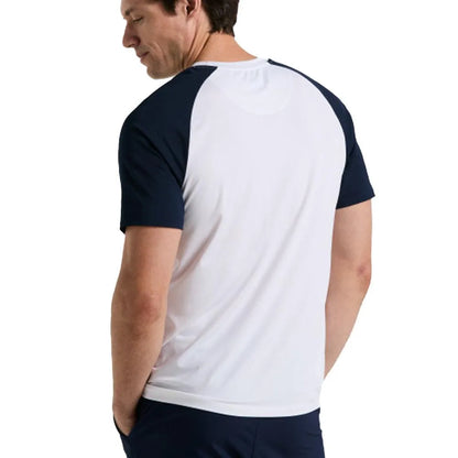 Men's Blocked Performance Tennis Tee