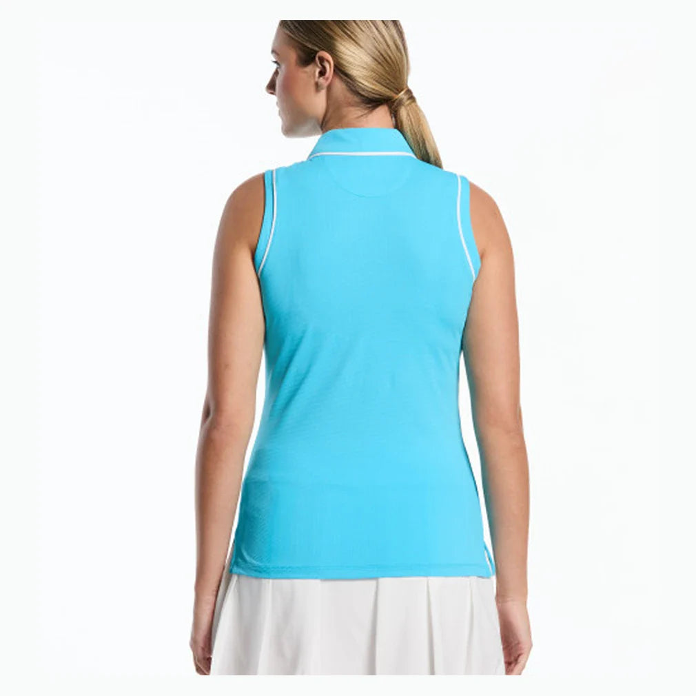 Women's Sleeveless Veronica Tennis Polo Aquarius